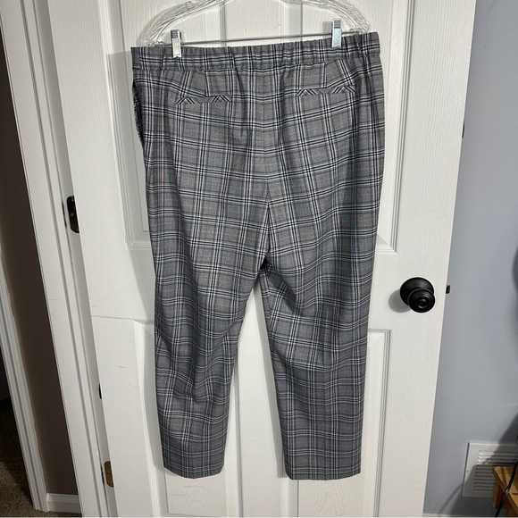 Tommy Hilfiger size 16 plaid pants, fall, autumn, elastic waist back, office - Picture 5 of 11